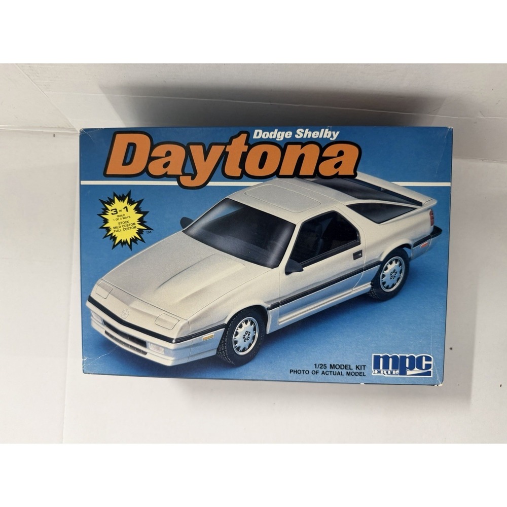 Vintage Testors Ford Thunderbird Stock Car 1/24 Scale Model Kit Open Box